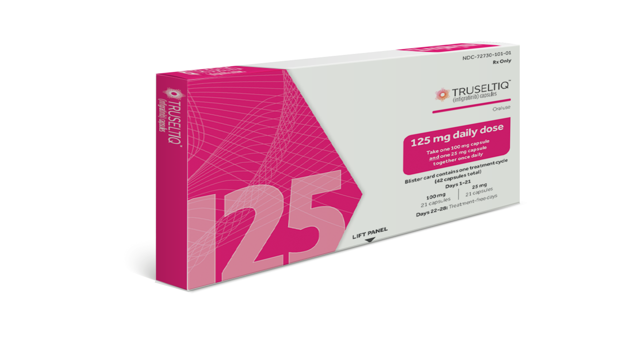 胆管癌靶向药Truseltiq，肿瘤缩小率23%