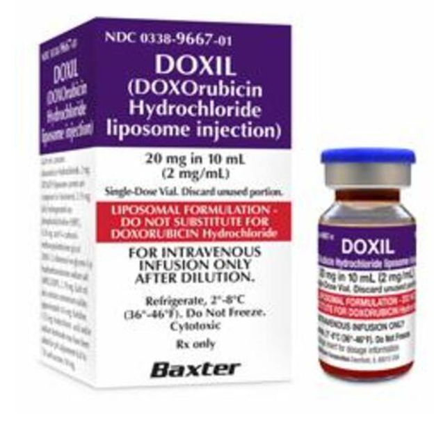 盐酸多柔比星脂质体注射液（doxorubicin）--Caelyx