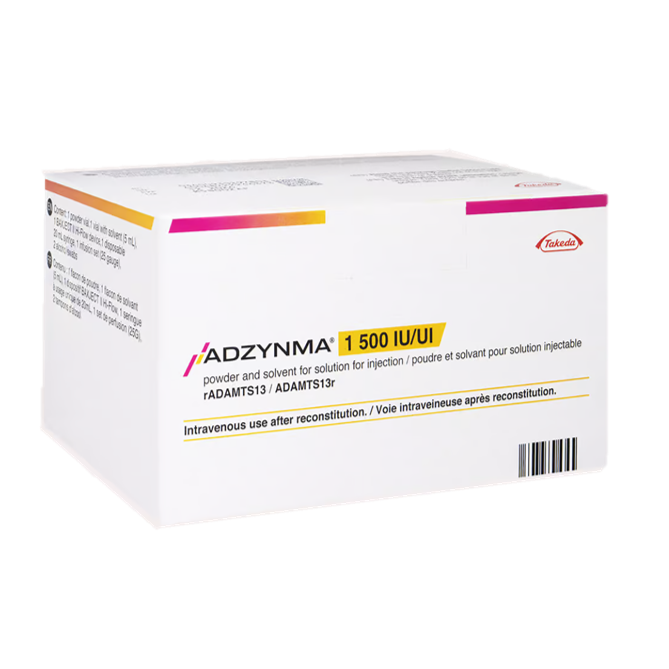 注射用阿帕达酶α辛奈达酶α（ADAMTS13, recombinant-krhn ）---Adzynma