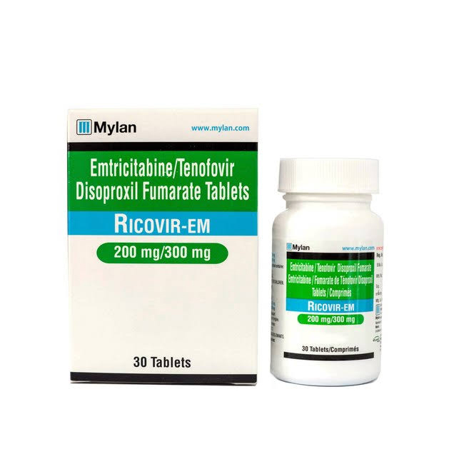 恩曲他滨替诺福韦片(Emtricitabine/tenofovir disoproxil fumarate tablets)-RICOVIR-EM