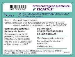 布瑞基奥仑赛（Tecartus）的副作用
