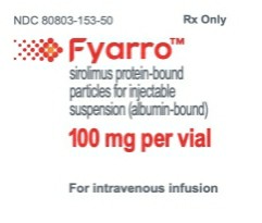 西罗莫司白蛋白结合型纳米颗粒注射液（FYARRO）的购买渠道
