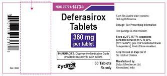 地拉罗司分散片（Deferasirox）怎么吃