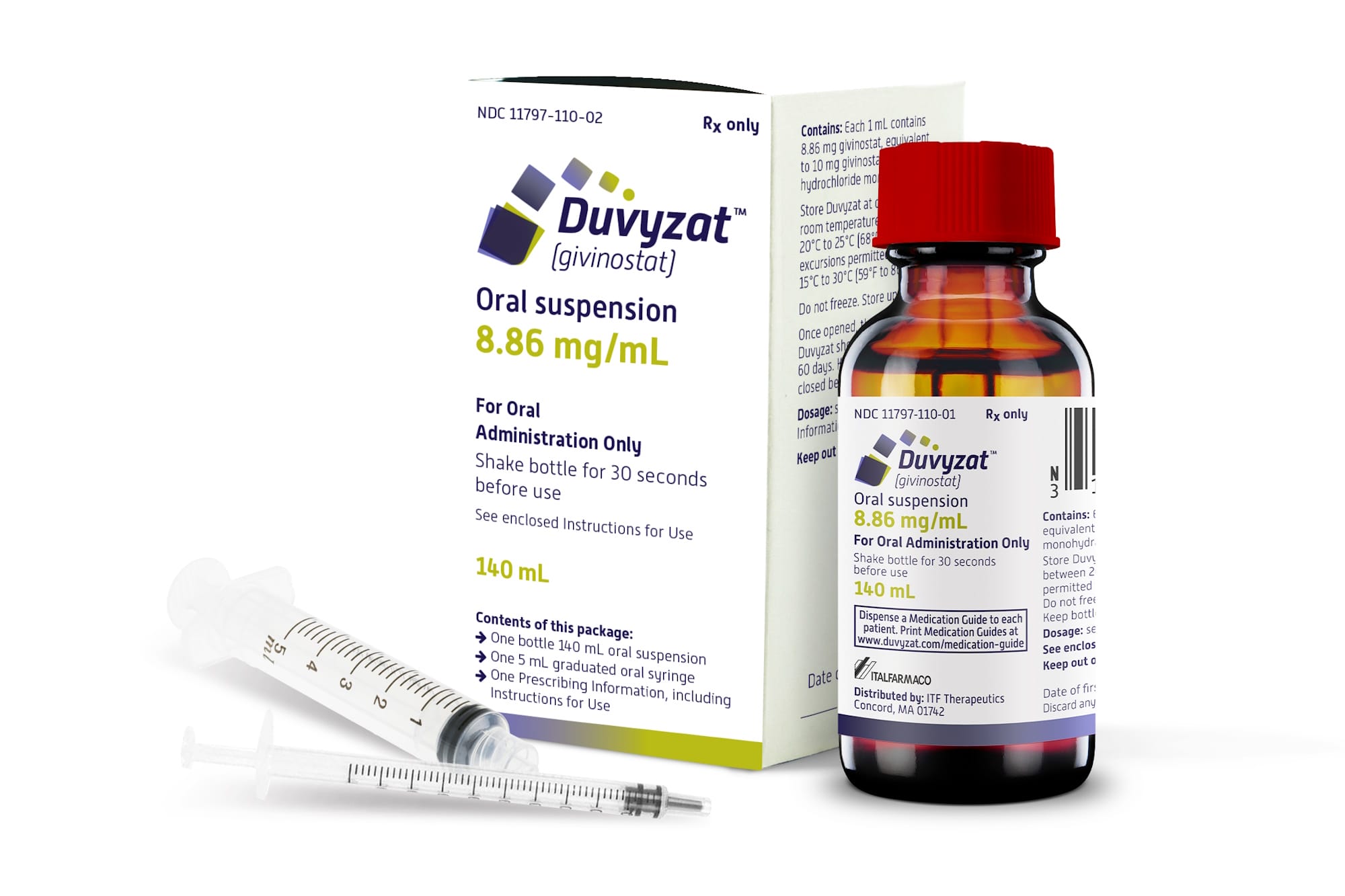 Duvyzat（givinostat）的说明书
