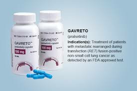 普拉替尼治疗 RET 基因融合非小细胞肺癌