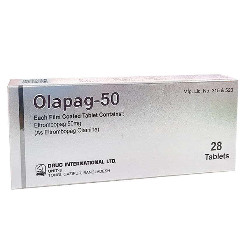 艾曲泊帕（ELTROMBOPAG）-Olapag-50