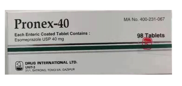 埃索美拉唑片（Esomeprazole）-Pronex-40