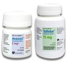 达拉非尼和曲美替尼在临床试验中的比较结果如何？疗效差异分析