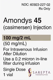 卡西默森(Amondys 45)主要用于治疗哪种疾病？