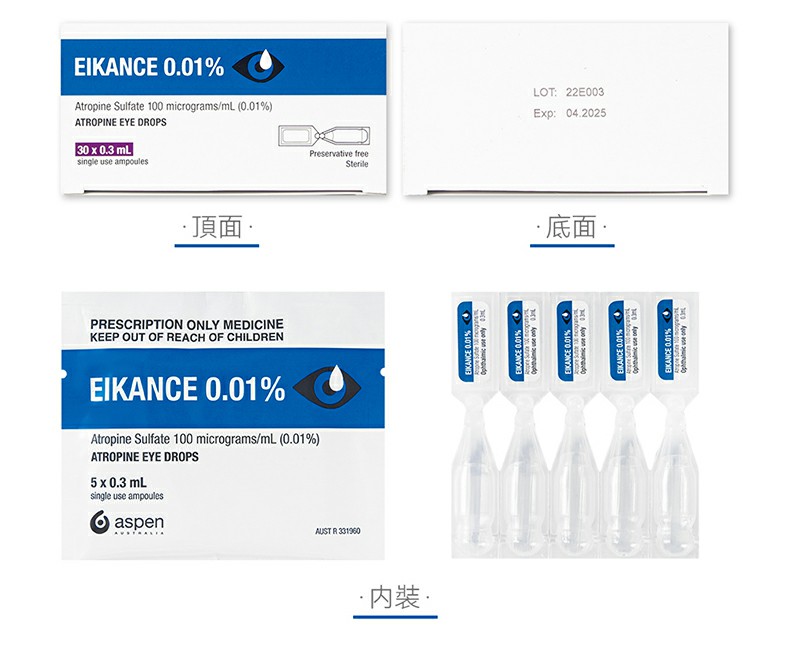 0.01%硫酸阿托品滴眼液（EIKANCE）对于散光治疗有效吗？