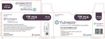 FDA批准曲前列尼尔干粉吸入剂（treprostinil）-Yutrepia用于治疗肺动脉高压