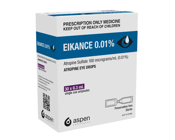 0.01%硫酸阿托品滴眼液（EIKANCE）在哪些地方可以买到
