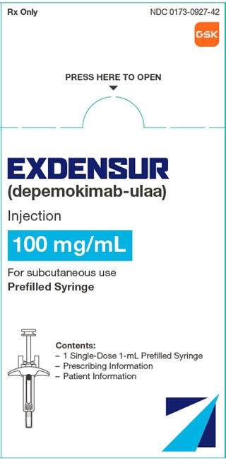 德莫奇单抗注射液-Exdensur（depemokimab-ulaa）的说明书中文简介