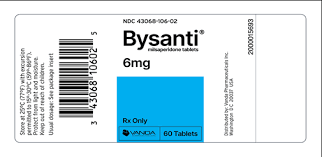 Bysanti（milsaperidone）的说明书中文简介