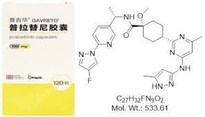 普拉替尼（Pralsetinib）的上市时间是什么时候？历史背景如何