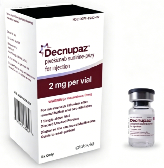 Decnupaz（pivekimab sunirine-pvzy）的说明书中文简介