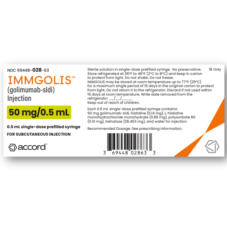 戈利木单抗（golimumab）--Immgolis