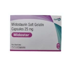 印度版米哚妥林（midostaurin）价格多少钱一盒