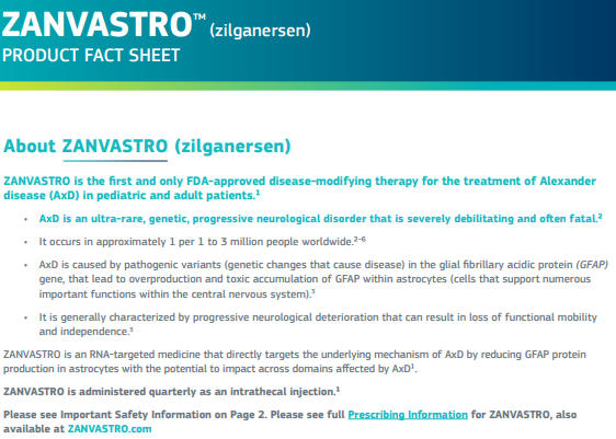 Zanvastro（zilganersen）的副作用及注意事项